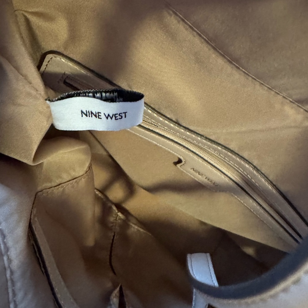 Nine West Neutral Floral Print Satchel/Tote - Picture 7 of 13
